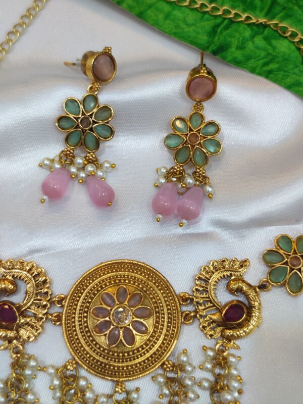 Handcrafted Floral Jewelry Set - Image 2