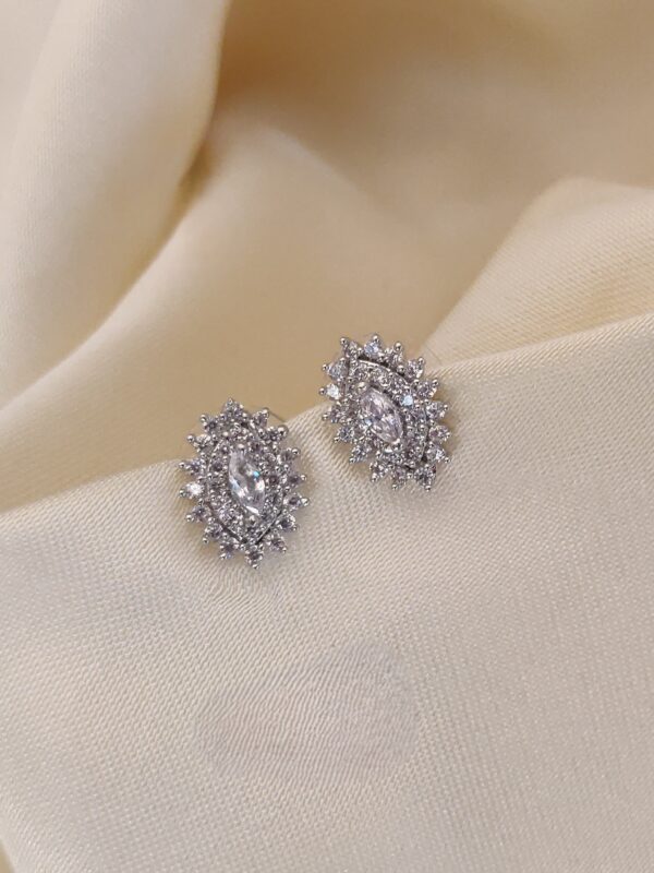 Graceful Allure Diamond Stud Earrings