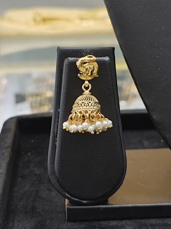 Elephant Antique Gold Pearl Set - Image 6
