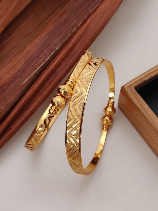 Geometric Gold Kada