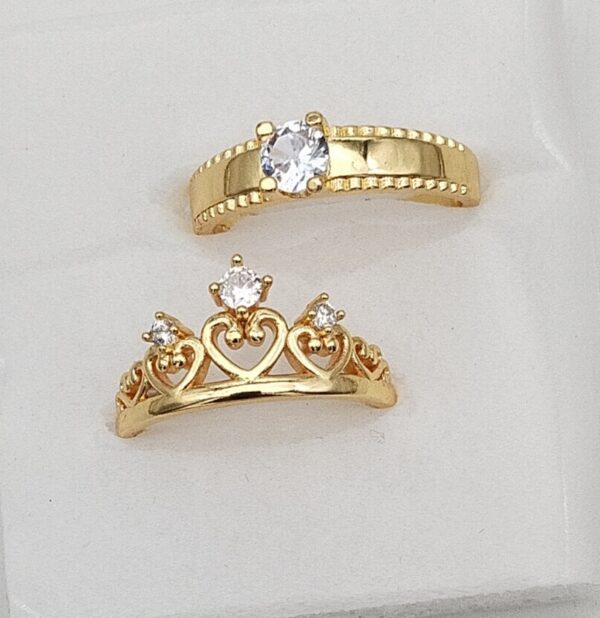 Alluring Gold Couple Ring