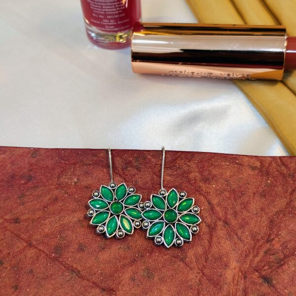 Elegance in Bloom Earring - "Green"
