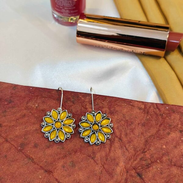 Elegance in Bloom Earring - "Orange"