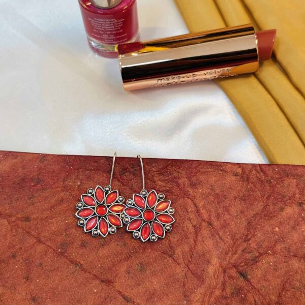 Elegance in Bloom Earring - "Red"