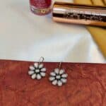 Floral-Charm-Earring-White-1