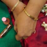 Gold-Plated Crystal Studded Designer Bangles (1)