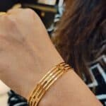 Gold-Plated Designer Bangles (3)