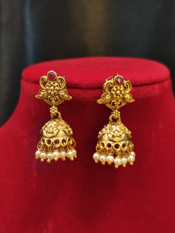 Heritage Elegance Gold-Plated Combo Necklace Set - Image 5