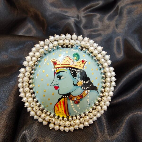Krishna Kada with Pearl Border