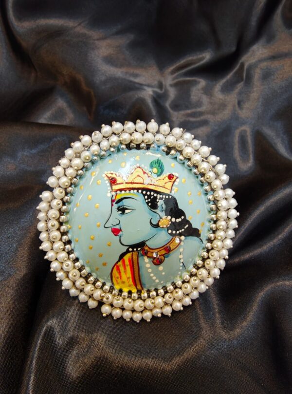 Krishna Kada with Pearl Border