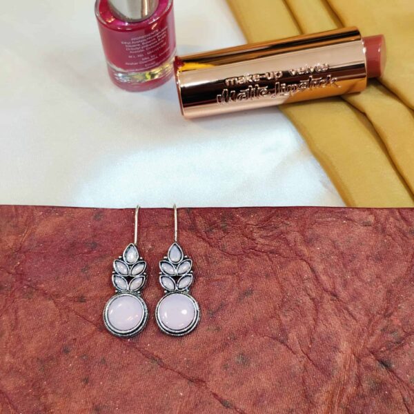 Leafy Affair Earring - "Baby Pink"