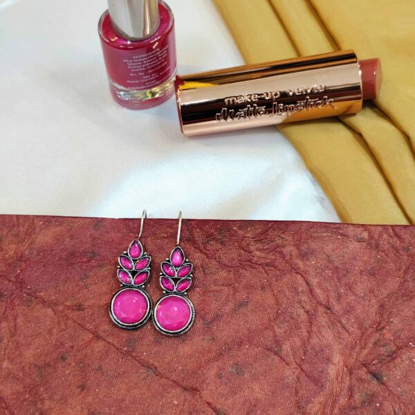 Leafy Affair Earring - "Pink"