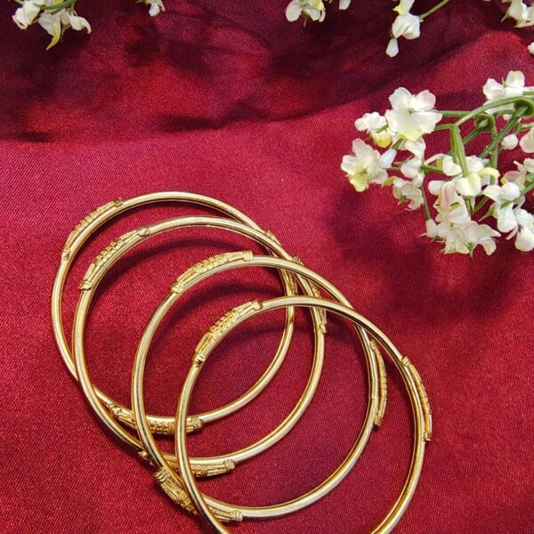 Minimalist Gold-Plated Bangles