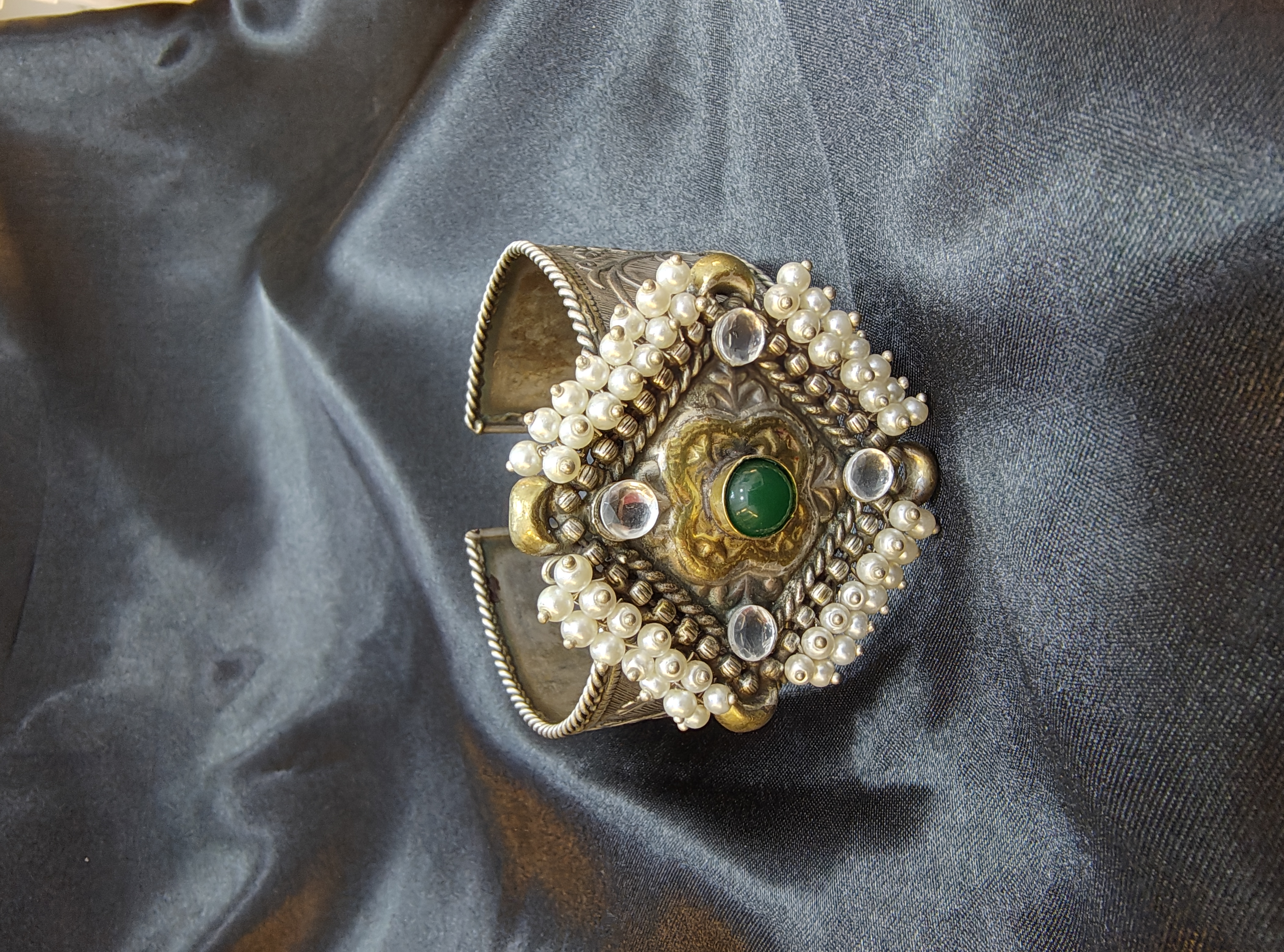 Filigree Design Ornate Cuff Bracelet