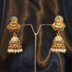 Peacock & Elephant Design Temple Choker Set (3)
