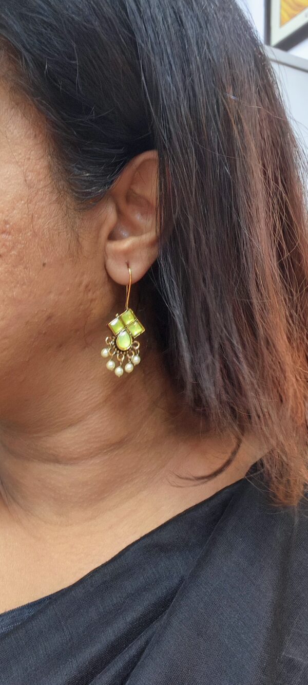 Square Statement Earring - Image 3