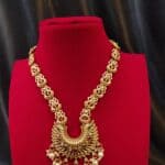 Sunburst Elegance Gold-Plated Long and Short Necklace Set (4)
