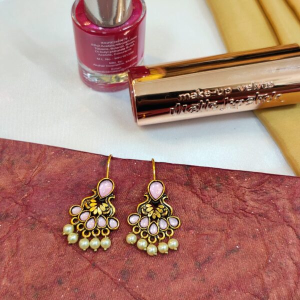 Teardrop Bloom Earring - "Baby Pink"