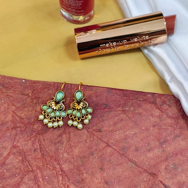 Teardrop Bloom Earring - "Mint Green"
