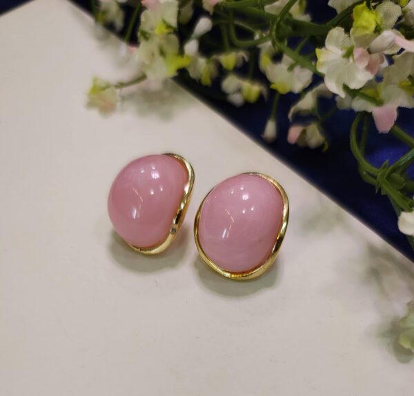 Elegant Earring Top Pink (2)