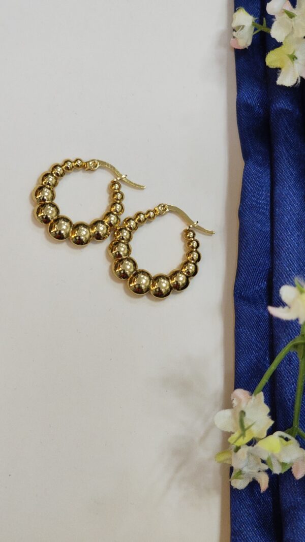 Bold Curves Hoops - Image 4