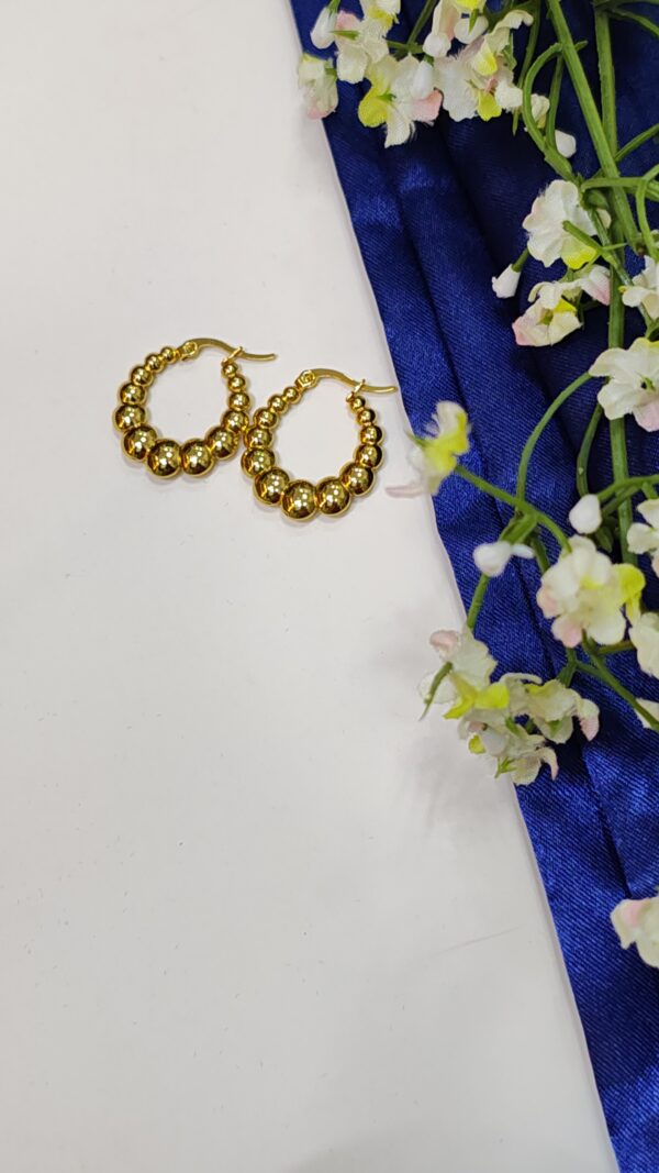 Bold Curves Hoops - Image 3