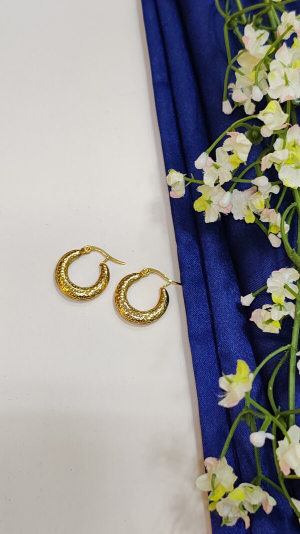 Bold Curves Hoops - Image 2