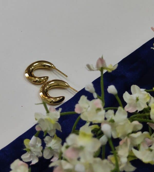 Bold Curves Hoops - Image 8