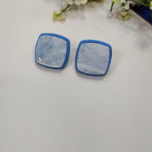 Square Stone Earring Top