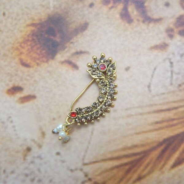 Crystal Nath | Pearls & Gold Finish under ₹50 | Royal Reflection DS