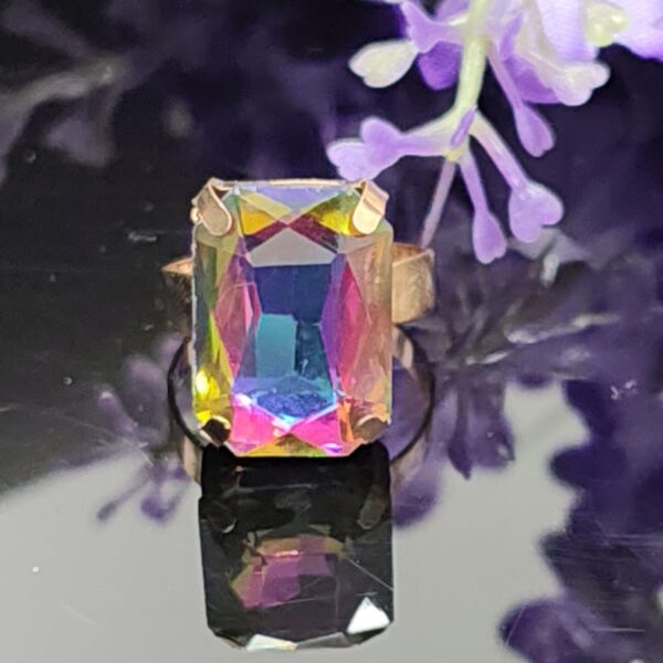 Petal Charm Adjustable Ring