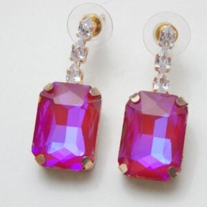 Aurora Spark Pendant Set with Earrings – Magenta – Royal Reflection DS