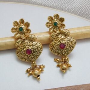 Floral Heritage Necklace Set with Earrings – Royal Reflection DS