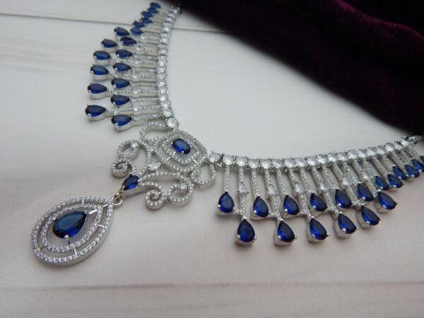 Jeevan Set-dark blue necklace only