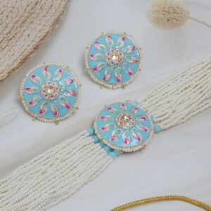 Kalashree Set light blue