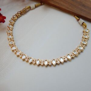 Kashvi Kairi Set- white necklace only