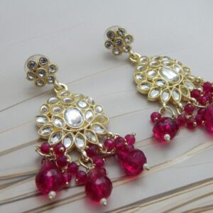 Navrang Set- red earrings