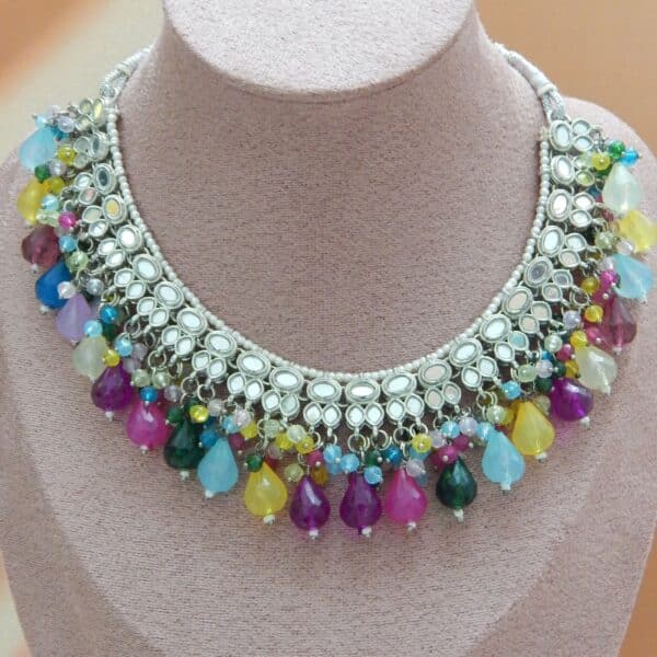 Nisha Mirror Choker necklace only