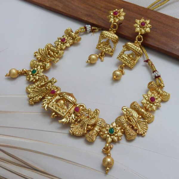 Temple Charm Jewelry Flatlay with Earrings – Royal Reflection DS