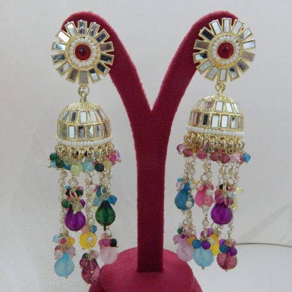 Darpan Jhumka Set multi