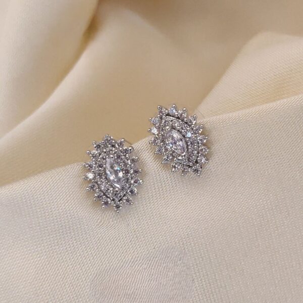Graceful Allure Diamond Stud Earrings